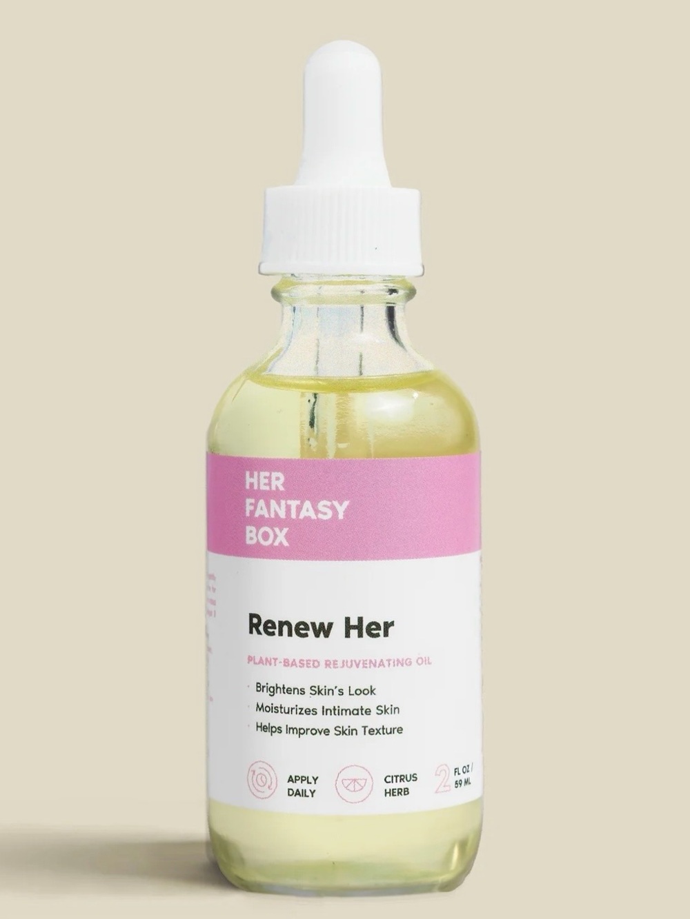 Renew Her Rejuvenating Facial & Intimate Oil - Pink